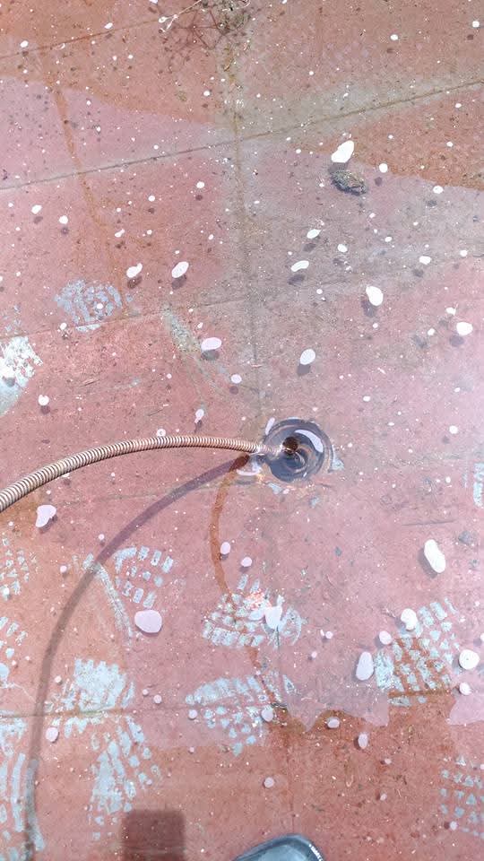 Sonda introduzida pelo ralo exterior